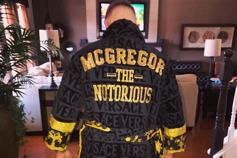 conor mcgregor versace robe